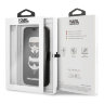 Чехол Karl Lagerfeld PU Leather Karl and Choupette Booktype stand для iPhone 11, черный