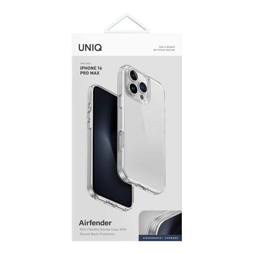 Uniq для iPhone 16 Pro Max чехол Air Fender Clear
