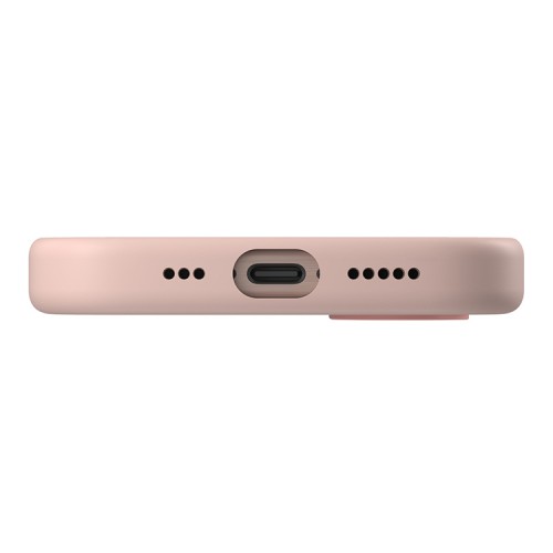 Uniq для iPhone 16 Pro чехол силиконовый LINO Pink (Magsafe)