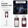 Elago для iPhone 16 Pro чехол Soft silicone (Liquid) Burgundy (MagSafe)
