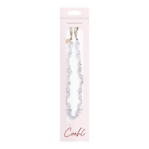 Uniq COEHL Perla Charm Handstrap подвеска на телефон из бусин, Pearl White