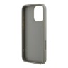 DKNY для iPhone 16 Pro Max чехол PU Quilted Stack metal logo Hard Grey