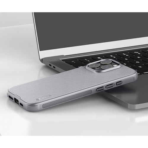Nillkin для iPhone 16 Pro Max чехол Frosted Shield Pro Titanium Gray