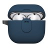 Uniq для Airpods 4 чехол CLYDE Lock case Blue/Dark Grey
