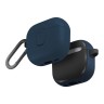 Uniq для Airpods 4 чехол CLYDE Lock case Blue/Dark Grey