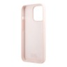 Чехол Karl Lagerfeld Liquid silicone Karl's Head Hard для iPhone 13 Pro, розовый