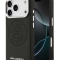 Karl Lagerfeld для iPhone 17 Pro чехол PU Perforated Round logo Metal camera Hard Black (MagSafe)