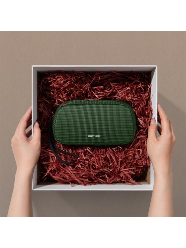 Tomtoc Travel сумка для аксессуаров Light-T12 Electronic Accessory Pouch S 1L Green