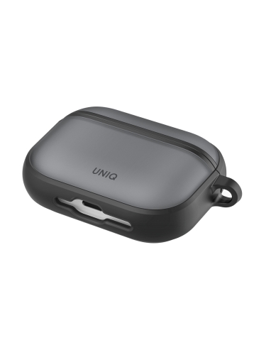 Uniq для Airpods Pro 3 чехол Veren Shockproof with carabin Smoky Frost