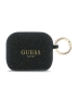 Guess для Airpods Pro 3  чехол Silicone with ring Glitter/Black
