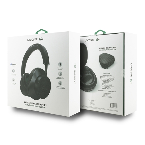 Lacoste наушники беспроводные накладные Bluetooth HP ANC Nomogramme (LH02) Black