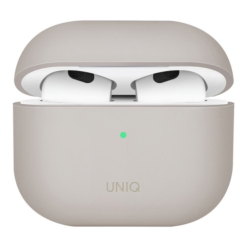 Чехол Uniq LINO Liquid silicone для AirPods 3 (2021), бежевый