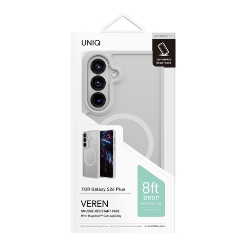 Uniq для Galaxy S26+ чехол Veren Chalk Frost (MagSafe)