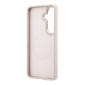 Guess для Galaxy S26+ чехол PU Saffiano Peony Metal logo & Camera Hard Pink (MagSafe)