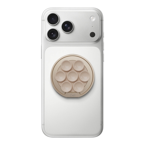 Uniq магнитный держатель COEHL LUNA Magnetic Suction Kickstand with Mirror Milk Sand
