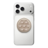 Uniq магнитный держатель COEHL LUNA Magnetic Suction Kickstand with Mirror Milk Sand