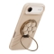 Uniq магнитный держатель COEHL LUNA Magnetic Suction Kickstand with Mirror Milk Sand