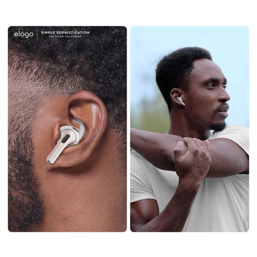 Накладки Elago Earbuds Hooks Cover для AirPods 3 (2021), Nightglow Blue (4 пары)
