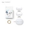 Накладки Elago Earbuds Hooks Cover для AirPods 3 (2021), Nightglow Blue (4 пары)