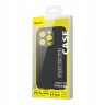 Чехол Baseus Liquid Silica Gel case +Tempered glass для iPhone 14 Pro Max, черный