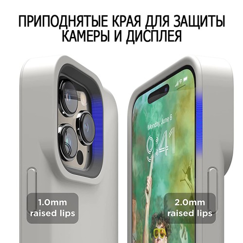 Чехол Elago GLIDE для iPhone 14 Pro Max, бежевый/серый
