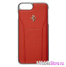 Кожаный чехол Ferrari 488 Hard для iPhone 7/8/SE 2020, красный