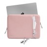 Чехол-папка Tomtoc Defender Laptop Sleeve A13 для Macbook Pro/Air 14-13", розовый