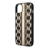 Чехол Lagerfeld PU Monogram Vertical logo Hard для iPhone 14, коричневый