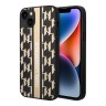Чехол Lagerfeld PU Monogram Vertical logo Hard для iPhone 14, коричневый