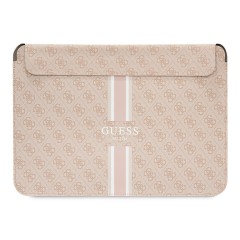 Чехол Guess Sleeve 4G Stripes для ноутбуков 13-14", розовый