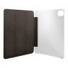 Чехол Lagerfeld PU Saffiano Karl & Choupette heads Folio для iPad Pro 12.9 (2020/21), серебристый