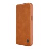 Nillkin для iPhone 15 чехол QIN Pro Booktype Brown