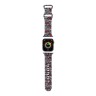 Hello Kitty для Apple Watch 42-41-40 mm ремешок Liquid silicone Bows and Stripes Black