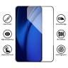 BlueO стекло для Galaxy S24, Silk Full cover Anti-Static Black (с рамкой, антистатик)
