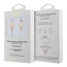 Guess кабель Silicone with Aluminium USB-C to Lightning MFI 1.5m Light Gold