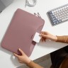Tomtoc TheHer сумка Light-A21 Dual-color Slim Laptop Handbag 13.5" Raspberry