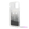 Чехол Karl Lagerfeld Liquid Glitter Iconic Karl Hard для iPhone 11 Pro, черный