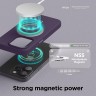 Elago для iPhone 15 Pro Max чехол Soft silicone (Liquid) Deep Purple (MagSafe)