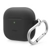 Elago для AirPods 4 чехол Silicone Hang case Black