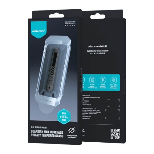 Nillkin стекло антишпион для iPhone 16 Pro Max, Guardian 0.25mm Privacy Black