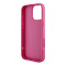 DKNY для iPhone 16 Pro Max чехол PU Quilted Stack metal logo Hard Pink
