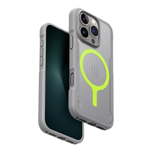 Uniq для iPhone 16 Pro чехол Combat Active Stone Grey (MagSafe)