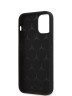 Чехол Mercedes Liquid Silicone Hard для iPhone 12 mini, черный