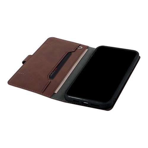 Чехол Uniq Journa Heritage для iPhone 12 Pro Max, коричневый