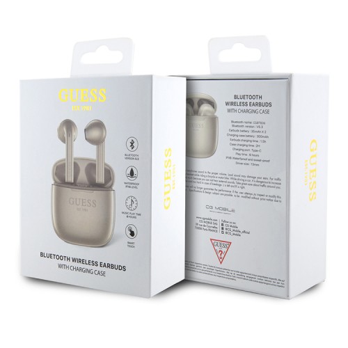Guess Наушники TWS Bluetooth v5.3 Gold