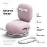 Elago для AirPods 4 чехол Silicone Hang case Lavender