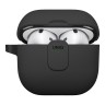 Uniq для Airpods 4 чехол CLYDE Lock case Charcoal/Dark Grey