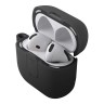 Uniq для Airpods 4 чехол CLYDE Lock case Charcoal/Dark Grey