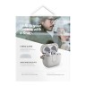 Uniq для Airpods 4 чехол CLYDE Lock case Charcoal/Dark Grey