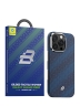 BlueO чехол для iPhone 16 Pro Kevlar Air Aramid fiber Blue (MagSafe)